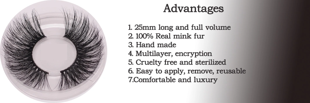 Highest Quality Affordable Pricesblack Cotton Band Wholesale Eyelashes with Real Mink Material
