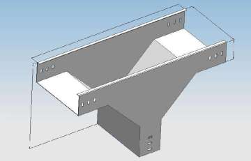 Cable tray tee support system