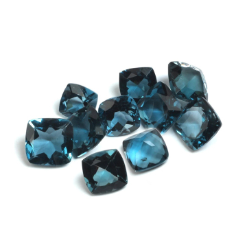London Blue topaz Square rose cut