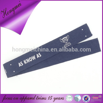 print cotton ribbon label / eco print cotton ribbon label manufacturer