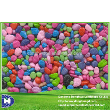 Dyed pebble stone, Dyed stone, Dyed aggregate stone Size 3-120mm