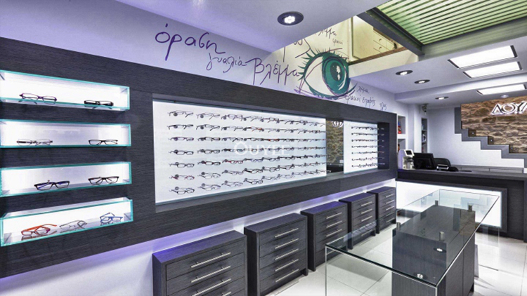 Best Optical Shop Decoration Design Beauty Supply Gondola Furniture Store Sunglasses Display Shelf