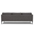 Triplo Meteorite Grey Fabric Sofa