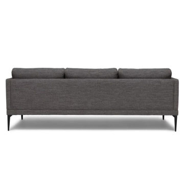 Triplo Meteorite Gray Fabric Sofa