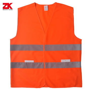 Shot sleeve safety reflective warning vest