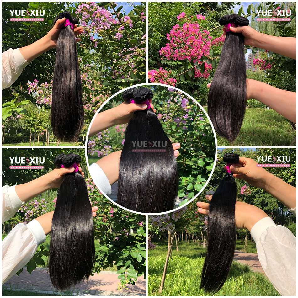 16 Inches Silky Straight Natural Virgin Raw Indian Remy Hair Extensions And Lace Front Closures