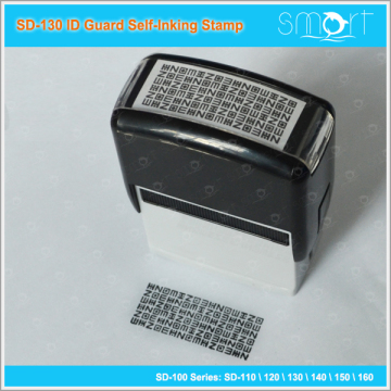 ID Shield Block Self Inking Stamp