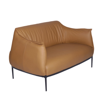 Modern Leather Archibald 2 Seater Lounge Chair