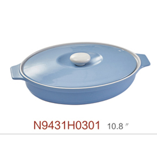 porcelain large ceramic cooking pot cookware with lip