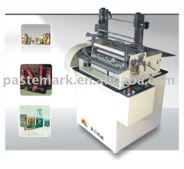 Composite can labeling machine