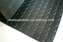 3mm thickness round dot stud flooring rubber mat