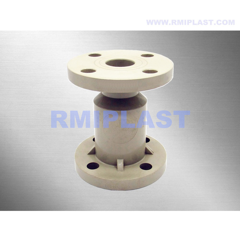 PP Ball Check Valve Flange PN10