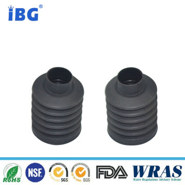 IBG high precision custom molded black silicon corrugated bellow