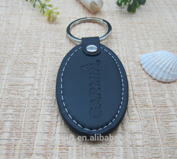 Black Leather Car Keyring Contracted Key Chain Fasion Gift