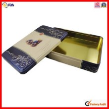 elegant chocolate gift packing metal box