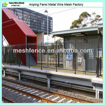 Tubular Industrial Security Fencing For Railway