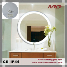 Antifog led bathroom mirrors with demister