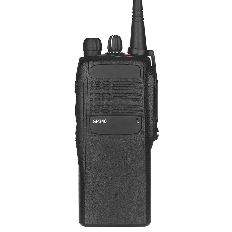 GP340 Radio Transceiver 25W Car Audio Intercom Handheld Walkie Talkie PTT Phone Super Clear Sound Kenwood