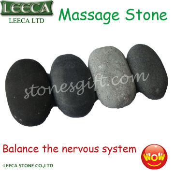 Natural stone massage healthy hot stone