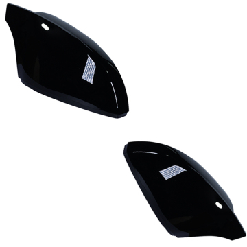 Glossy Black Side Mirror Caps for Volkswagen POLO 2014-2017
