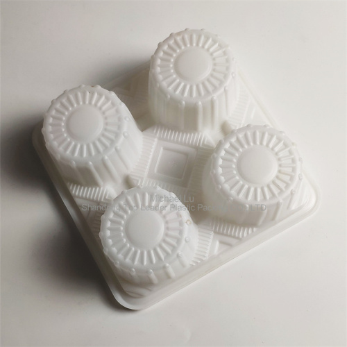 top leader white pp material cupcake trays