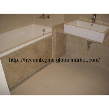 Stone Bathroom Tile with AL Honeycomb