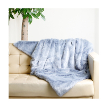 OEM High quality acrylic faux fur throw blanket Soft plush fluffy faux fur blankets Fur blanket faux