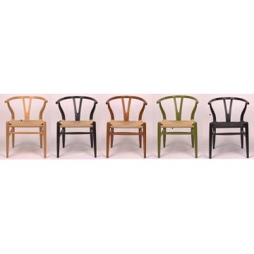 Cadeira do wishbone / cadeira de Y / cadeira de jantar de madeira de cinza
