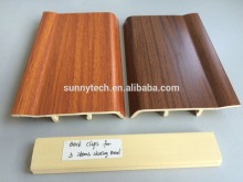 China wood plastic composite skirting board/wpc skirting