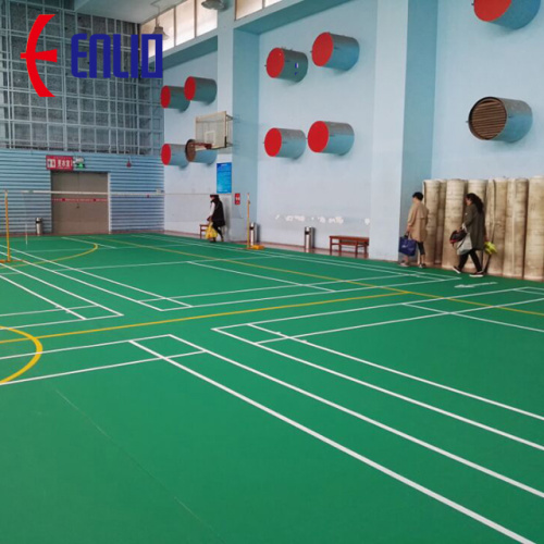 Tappetino per campo da badminton Enlio con BWF