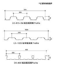 Cladding galvanized corrugated steel sheet