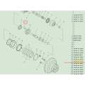 708-8F-33310オリジナルコマツPC220-8トラベルモーターピストン