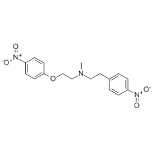 ベンゼンエタンアミン、Ｎ−メチル−４−ニトロ−Ｎ− ［２−（４−ニトロフェノキシ）エチル］  -  ＣＡＳ １１５２８７−３７−１