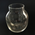 مجموعة مزهرية زجاجية شفافة مصنوعة يدويًا من 3 قطع
