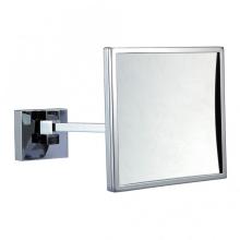 Single side wall square makeup mirror