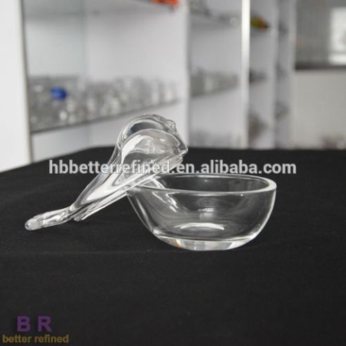 Crystal Glass Small Bird Shaped Glass Jar