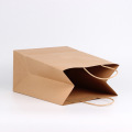 Custom Fashion Shopping Bag Brown Kraft Paper Bags