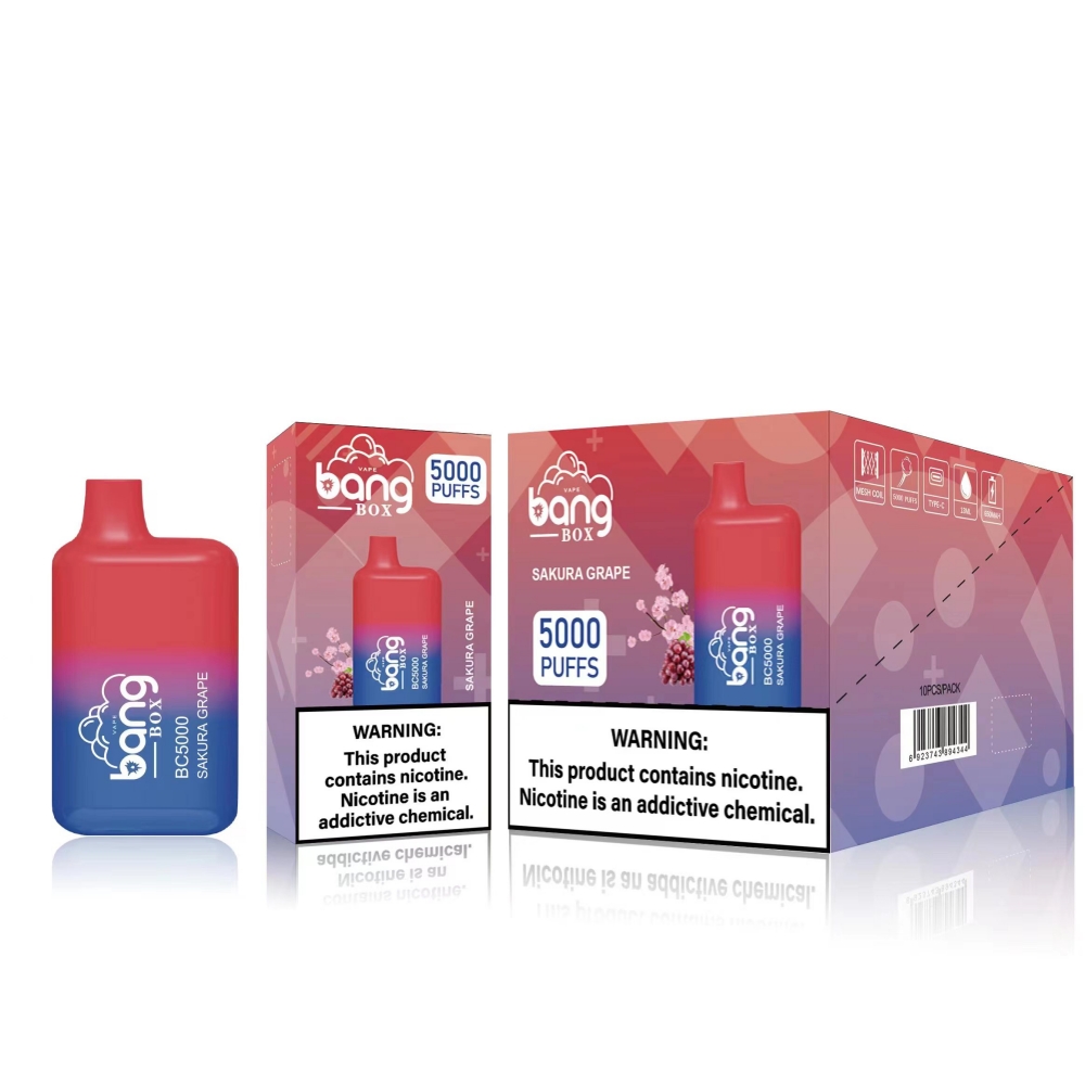 Bang BC 5000puffs Box Dispositivo de vapeo desechable