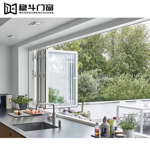 Commercial Aluminum Vertical Folding Windows