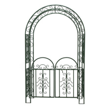 Outdoor Garden Arch: Metal Landscaping Patio Decorative Wrought Iron Arch