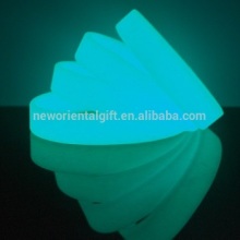 Cheap Customized Glow in the Dark Plain Silicone Wristband