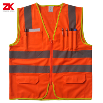 Hi-vis yellow reflective vest