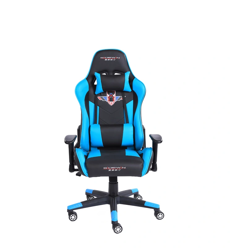 Gaming Table Shaped Computer Desk Racing Style Office Table Gamer PC Workstation Gaming Desk with Free Mouse Pad Handle Rack