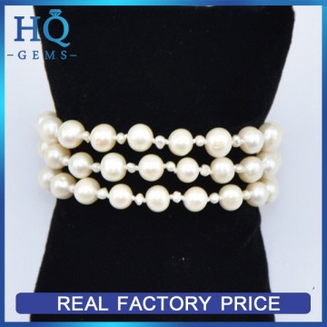 8-9mm nature freshwater baroque white pearl beads pearl necklace patterns