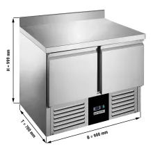Mable Top Refrigerated Salad and Pizza Prep Table Sag97eand