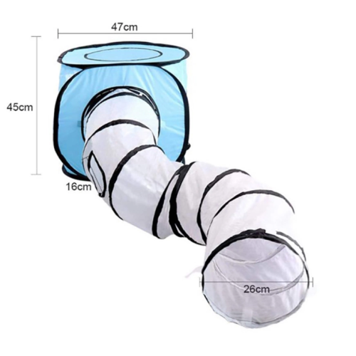 Popup Pet Cat Play Tunnel Tube