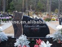 china black natural granite headstone