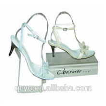 warehouse clear crytall arylic shoe display platform