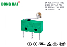 Subminiature Micro Switch Quick Connect Terminal