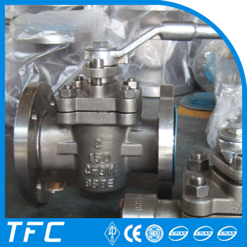 double flange API 599 plug valve